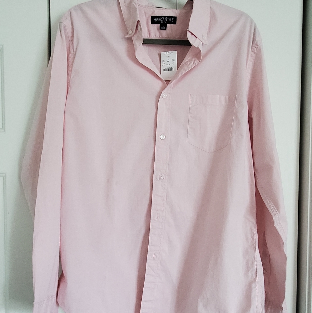 J Crew Pink Button Down